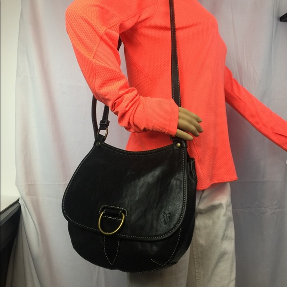 New Frye Leather Lucy Crossbody Shoulder bag brand - Picture 8 of 8